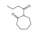 1-butanoylazepan-2-one Structure