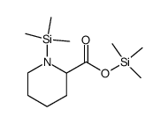 1-(Trimethylsilyl)-2-piperidinecarboxylic acid trimethylsilyl ester structure