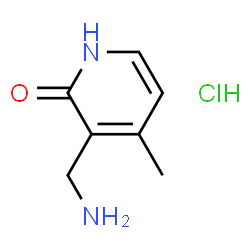 3-(aminomethyl)-4-Methylpyridin-2(1H)-one hydrochloride结构式