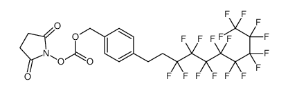 N-[4-(3,3,4,4,5,5,6,6,7,7,8,8,9,9,10,10,10-十七氟癸基)苄氧基羰基氧]琥珀酰亚胺图片