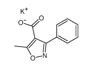 potassium 5-methyl-3-phenylisoxazole-4-carboxylate结构式