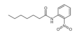 N-(2-nitrophenyl)heptanamide结构式