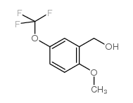 2-METHOXY-5-(TRIFLUOROMETHOXY)BENZYL ALCOHOL Structure