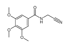 N-(3,4,5-trimethoxy-benzoyl)-glycine nitrile Structure