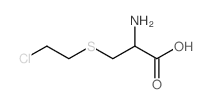 2-amino-3-(2-chloroethylsulfanyl)propanoic acid structure