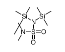N-[bis(trimethylsilyl)sulfamoyl]-N-methylmethanamine结构式
