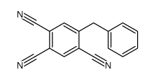 5-benzylbenzene-1,2,4-tricarbonitrile结构式