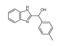 (2-benzimidazolyl)(4'-methylphenyl)carbinol结构式