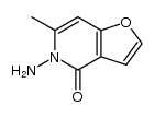 5-amino-6-methyl-5H-furo[3,2-c]pyridin-4-one结构式