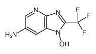 1-hydroxy-2-(trifluoromethyl)imidazo[4,5-b]pyridin-6-amine结构式