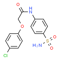 N-[4-(aminosulfonyl)phenyl]-2-(4-chlorophenoxy)acetamide Structure