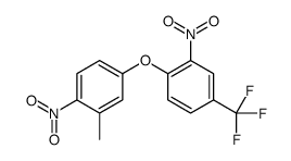 1-(3-methyl-4-nitrophenoxy)-2-nitro-4-(trifluoromethyl)benzene Structure