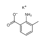 3-methylanthranilic acid potassium salt结构式