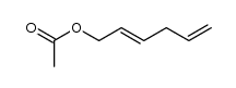 6-acetoxy-hexa-1,4-diene结构式