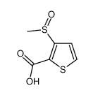 3-methylsulfinylthiophene-2-carboxylic acid结构式