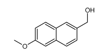 6-Methoxy-2-naphthalenemethanol structure