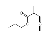 2-methylpropyl 2-methylpenta-3,4-dienoate结构式