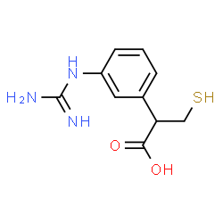 Benzeneacetic acid, 3-[(aminoiminomethyl)amino]-a-(Mercaptomethyl)-,(-) picture