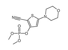 (2-cyano-5-morpholin-4-ylthiophen-3-yl) dimethyl phosphate结构式