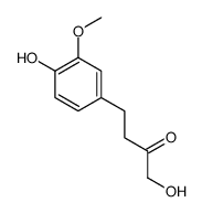 1-hydroxy-4-(4-hydroxy-3-methoxyphenyl)butan-2-one Structure