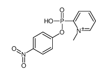 (1-methylpyridin-1-ium-2-yl)-(4-nitrophenoxy)phosphinic acid结构式