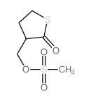 3-(methylsulfonyloxymethyl)thiolan-2-one结构式