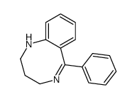 6-phenyl-1,2,3,4-tetrahydro-1,5-benzodiazocine结构式