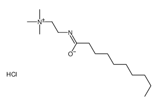 2-(decanoylamino)ethyl-trimethylazanium,chloride Structure