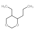 5-ethyl-4-propyl-1,3-dioxane structure