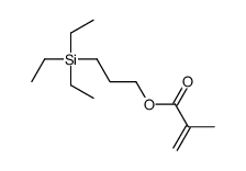 3-triethylsilylpropyl 2-methylprop-2-enoate Structure