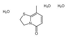 8-methyl-2,3-dihydro-[1,3]thiazolo[3,2-a]pyridin-5-one,trihydrate结构式