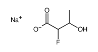 2-Fluoro-3-hydroxybutyric acid sodium salt Structure