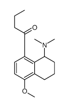 1,2,3,4-Tetrahydro-8-butyl-N,N-dimethyl-5-methoxy-1-naphthalenamine Structure