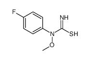 (9CI)-N-(4-氟苯基)-N-甲氧基硫脲结构式