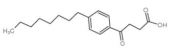 4-(4-octylphenyl)-4-oxobutanoic acid structure