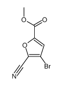 methyl 4-bromo-5-cyanofuran-2-carboxylate Structure