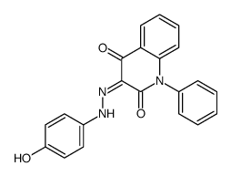 3-[(4-hydroxyphenyl)hydrazinylidene]-1-phenylquinoline-2,4-dione Structure