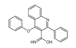 4-phenoxy-2-phenylquinoline-3-carboxamide Structure