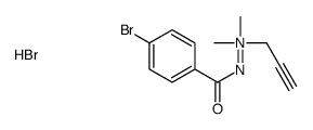 [(4-bromobenzoyl)amino]-dimethyl-prop-2-ynylazanium,bromide Structure