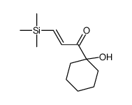 1-(1-hydroxycyclohexyl)-3-trimethylsilylprop-2-en-1-one Structure