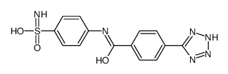 N-(4-sulfamoylphenyl)-4-(2H-tetrazol-5-yl)benzamide Structure