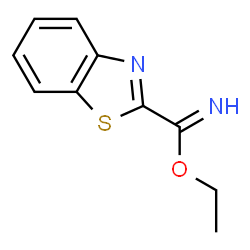 Methanimidic acid, N-2-benzothiazolyl-, ethyl ester (9CI) Structure