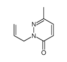 6-methyl-2-prop-2-enylpyridazin-3-one结构式