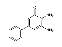 1,6-diamino-4-phenyl-1H-pyridin-2-one结构式