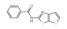 N-thieno[3,2-d][1,3]thiazol-2-ylbenzamide结构式