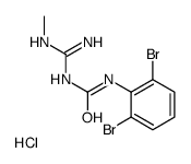 1-(2,6-dibromophenyl)-3-(N'-methylcarbamimidoyl)urea,hydrochloride结构式