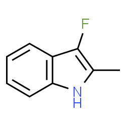 1H-Indole,3-fluoro-2-methyl-(9CI)结构式