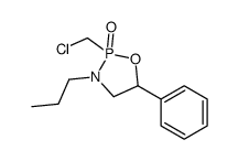 2-(chloromethyl)-5-phenyl-3-propyl-1,3,2λ5-oxazaphospholidine 2-oxide Structure