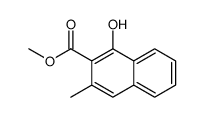 methyl 1-hydroxy-3-methylnaphthalene-2-carboxylate结构式