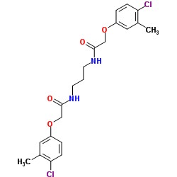 N,N'-1,3-Propanediylbis[2-(4-chloro-3-methylphenoxy)acetamide] Structure